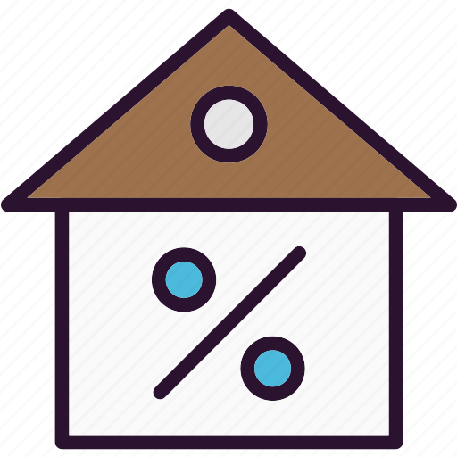 Discount, home, real estate, tag icon - Download on Iconfinder