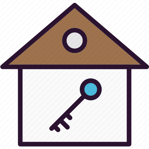 Home, key, real estate, secure icon - Download on Iconfinder