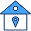 home, location, pin, map 