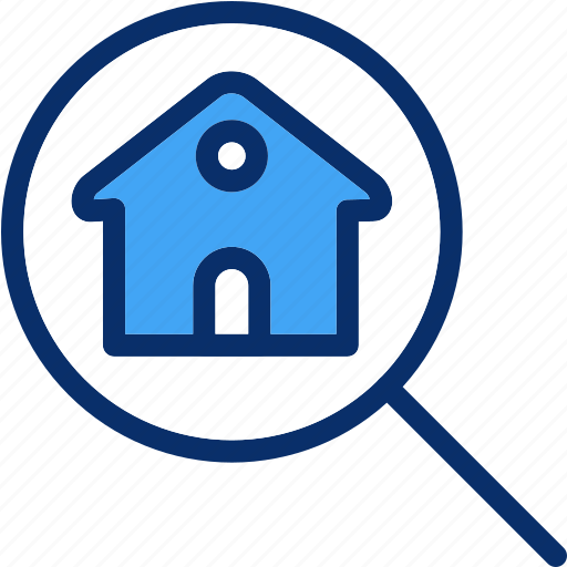Home, house, property, search icon - Download on Iconfinder