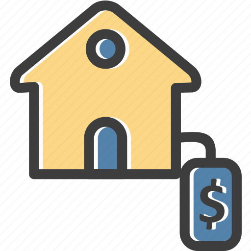 Dollar, home, house, real estate icon - Download on Iconfinder