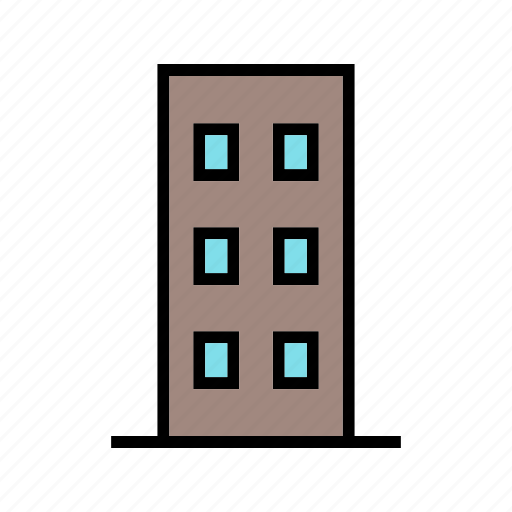 Apartment, building, flats icon - Download on Iconfinder