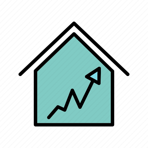 Graph, house, statistics icon - Download on Iconfinder