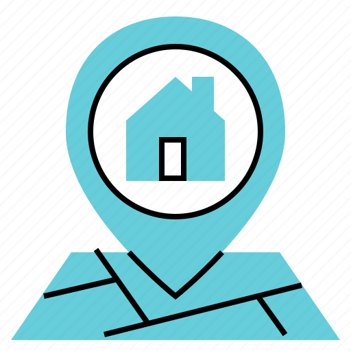 Direction, house, location, map, pin icon - Download on Iconfinder