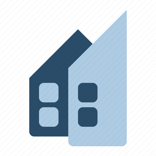 Estate, home, real, apartment, architecture, city, construction icon - Download on Iconfinder