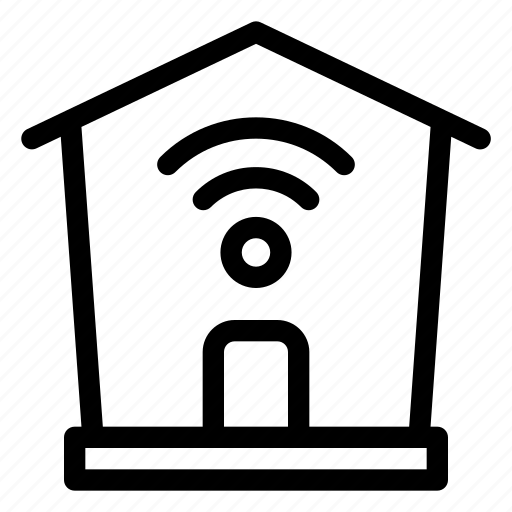 Business, house, internet, property, real estate, signal, wifi icon - Download on Iconfinder