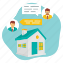 property conversation, chat, home, house, online, property, realestate, message
