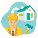 builder, constructor, house, property, realestate, repairing, worker