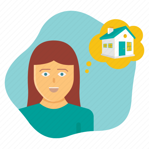 Building, buyer, buying, dream home, home, house, thinking icon - Download on Iconfinder