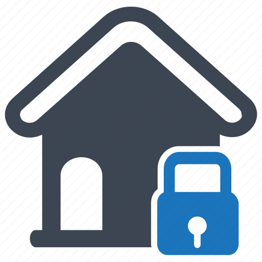 Business, construction, fence, lock, mortgage, property protection icon - Download on Iconfinder