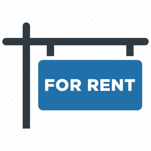 Rent, sign, building, for rent, house, plate, real estate icon - Download on Iconfinder