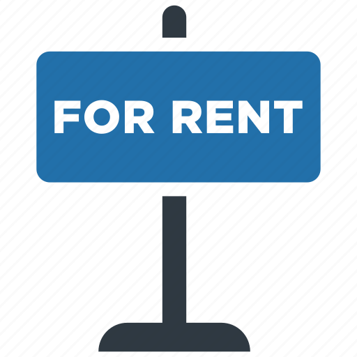 Rent, sign, dorm, for rent, room, home, real estate icon - Download on Iconfinder