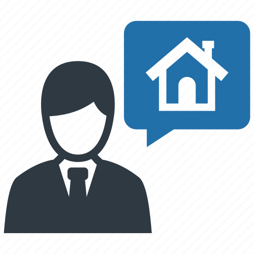Agent, estate, real, broker, building, home, property icon - Download on Iconfinder