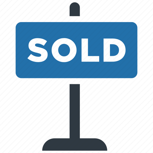 Sign, sold, apartment, home, house, property, building icon - Download on Iconfinder