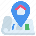 navigator, house, location, property, map, home, apartment, place, direction