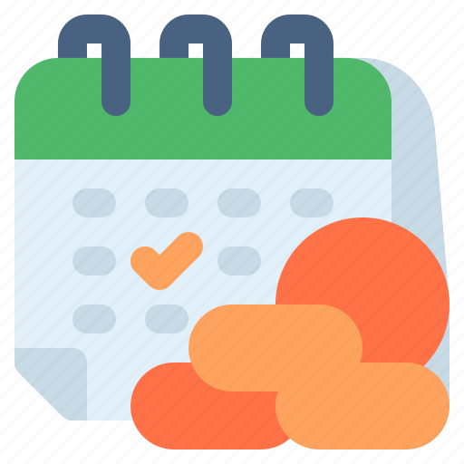 Payment, calendar, pay, money, finance, time, schedule icon - Download on Iconfinder