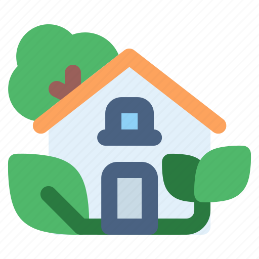 Eco, house, nature, ecology, building, energy, garden icon - Download on Iconfinder