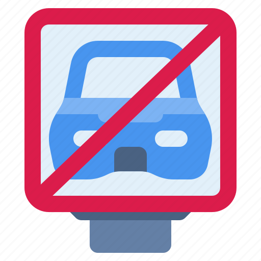No, parking, traffic, sign, car, forbidden, prohibited icon - Download on Iconfinder
