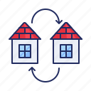 exchange, houses, real estate