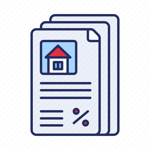 Hypothec, mortgage, real estate icon - Download on Iconfinder