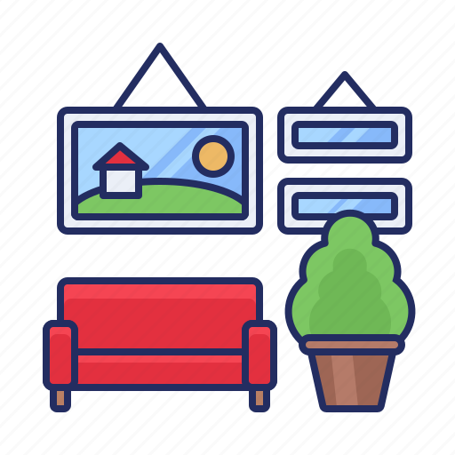Furniture, interior, paintings icon - Download on Iconfinder