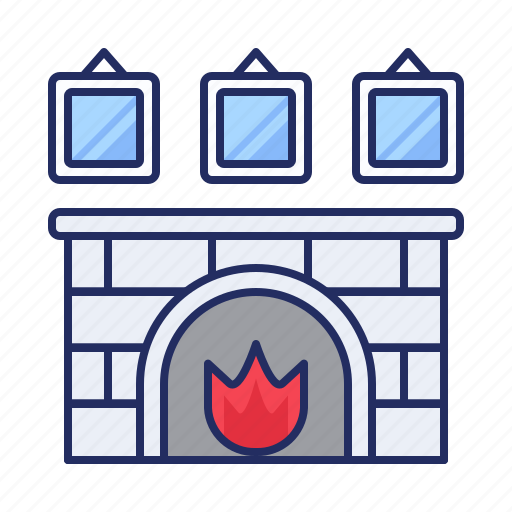 Fire, fireplace, heat icon - Download on Iconfinder