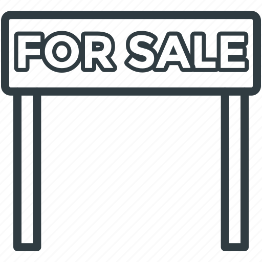 For sale estate, for sale sign, home for sale, property sale, real estate sign icon - Download on Iconfinder