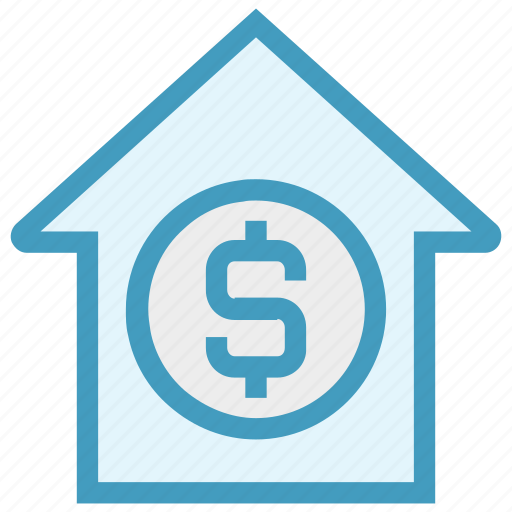 Apartment, dollar, dollar sign, home, house, property, real estate icon - Download on Iconfinder