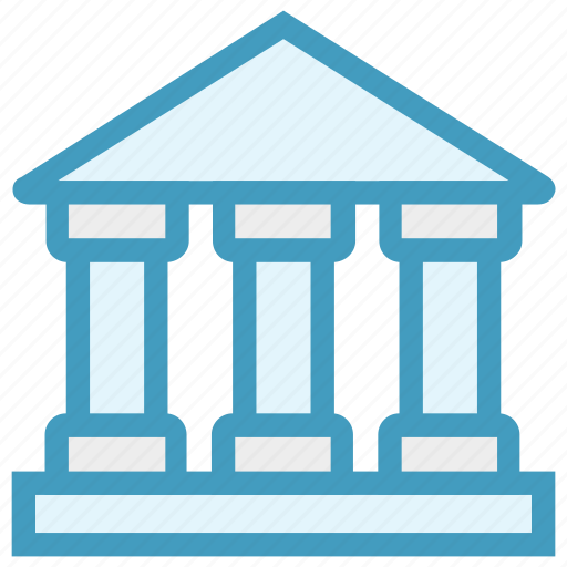 Bank, building, court, courthouse, government, law, real estate icon - Download on Iconfinder