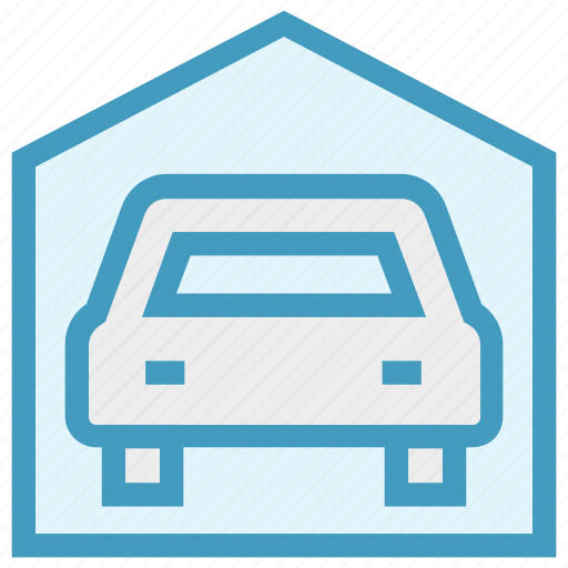 Car, car wash, garage, house, real estate, service, vehicle icon - Download on Iconfinder