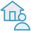 apartment, home, house, person, property, real estate, user 