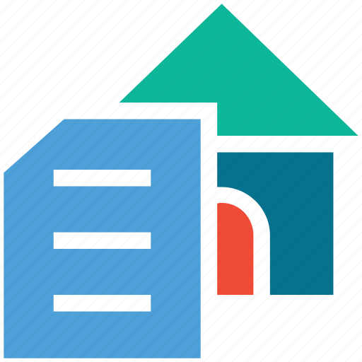 House, house documents, property papers, real estate icon - Download on Iconfinder