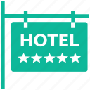 hotel, information, real estate, signboard