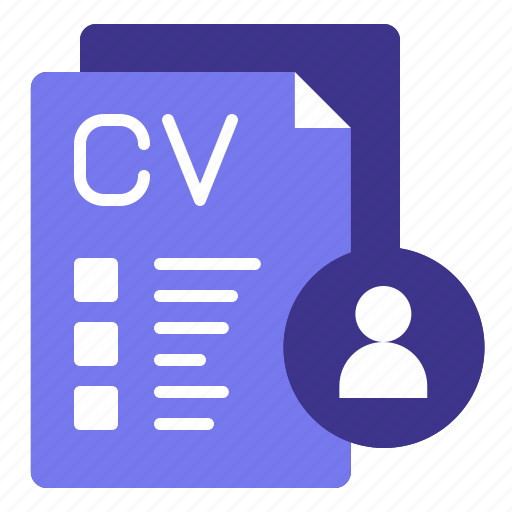 Curriculum vitae, cv, resume, portfolio, profile icon - Download on Iconfinder