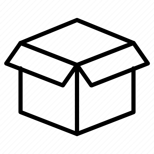 Box, cardboard, open, delivery icon - Download on Iconfinder