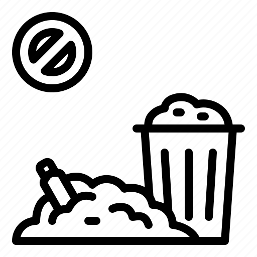 Can, garbage, no, trash, waste, zero icon - Download on Iconfinder