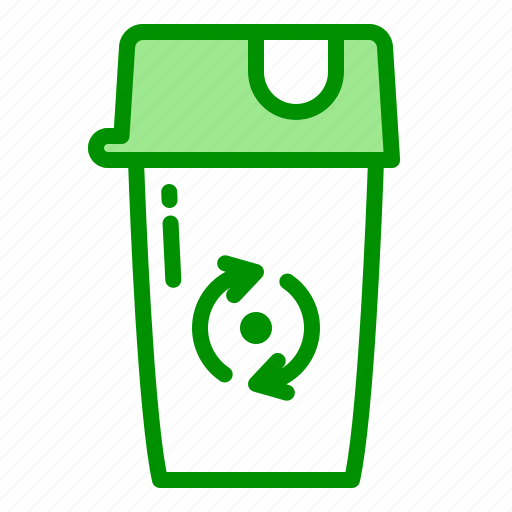 Arrow, cup, recycle, reusable, waste, zero icon - Download on Iconfinder