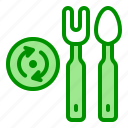 fork, plastic, reusable, spoon, waste, zero