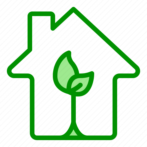 Eco, energy, house, plant, smart icon - Download on Iconfinder