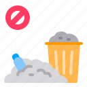can, garbage, no, trash, waste, zero
