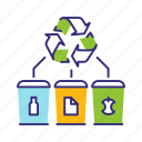 bin, garbage, recycle, recycling, sorting, trash, waste