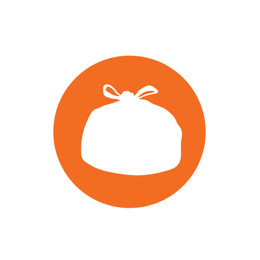 Bagged, bagged trash, collection, trash icon - Free download