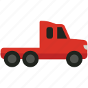 red, big, truck, vehicle, transport, basic, cloud, delivery, data