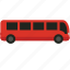 red, bus, travel, school, vehicle, transport, basic, car 