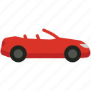 red, cabriolet, car, travel, vehicle, transport, basic, auto, automobile
