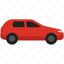 red, hatchback, car, travel, document, vehicle, transport, basic, auto