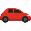 red, micro, car, travel, vehicle, transport, basic, chip, vacation 