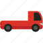 red, mini, truck, transport, basic, cable, delivery, vehicle, car 