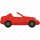 red, targa, car, travel, vehicle, transport, basic, auto, automobile
