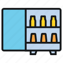 fridge, refrigerator, household, electronics, drinks, beverages, drink